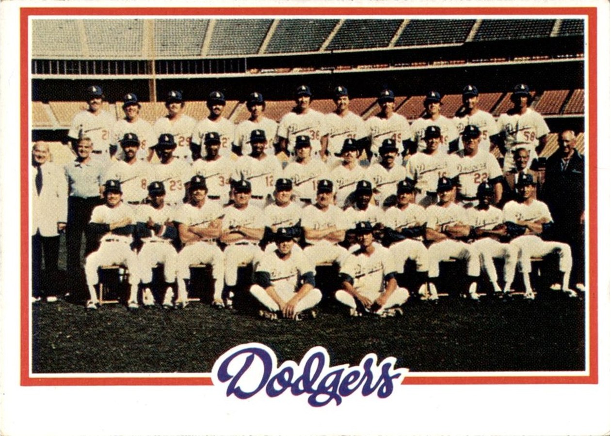 1978 Topps #259 Los Angeles Dodgers Team