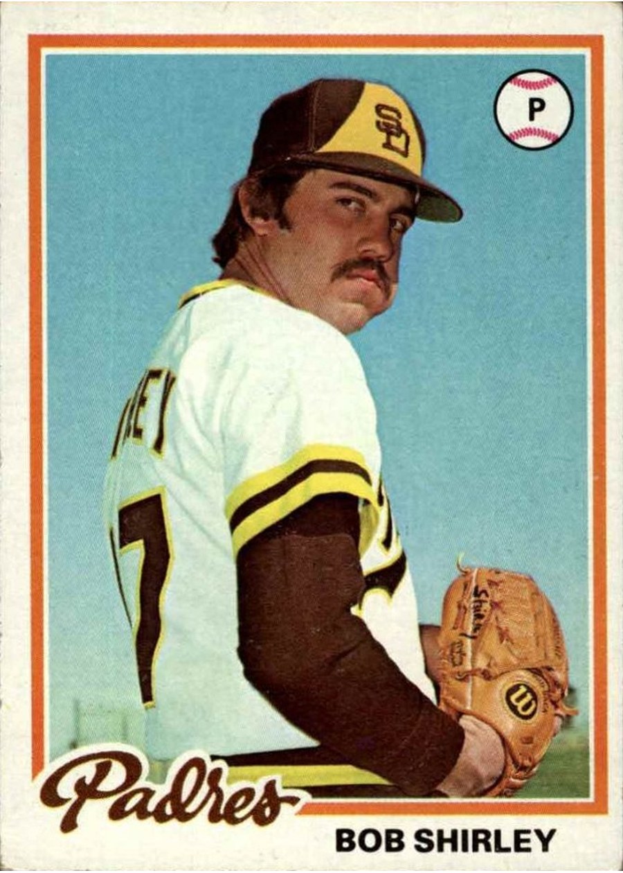 1978 Topps #266 Bob Shirley, San Diego Padres