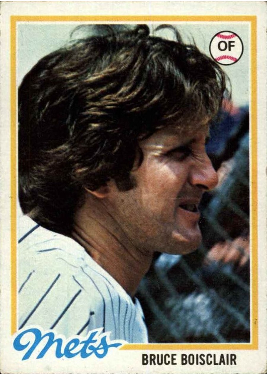 1978 Topps #277 Bruce Boisclair, New York Mets