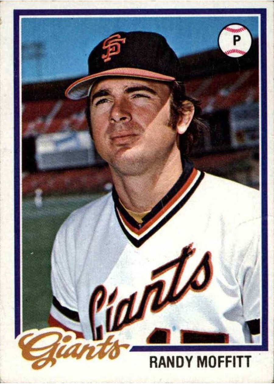 1978 Topps #284 Randy Moffitt, San Francisco Giants