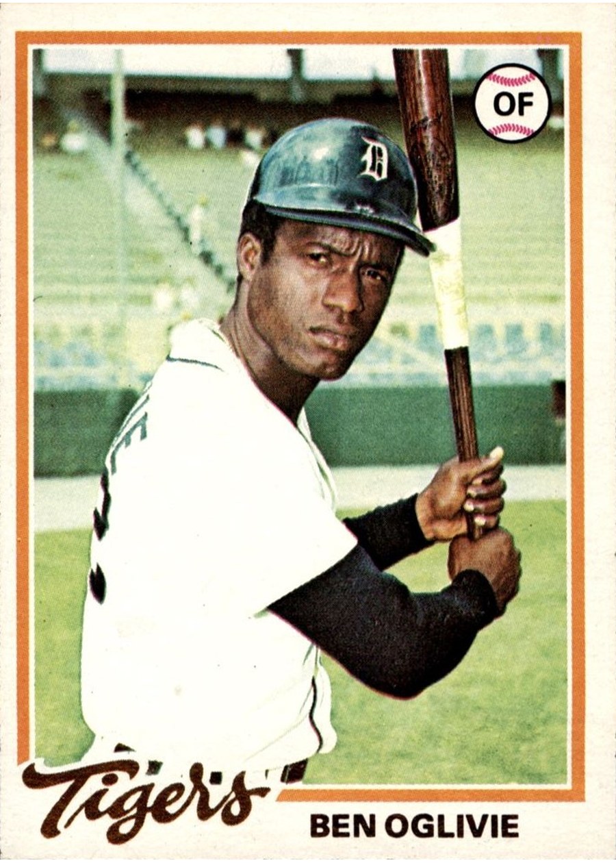 1978 Topps #286 Ben Oglivie, Detroit Tigers