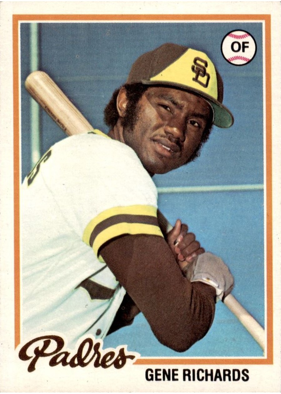 1978 Topps #292 Gene Richards, San Diego Padres