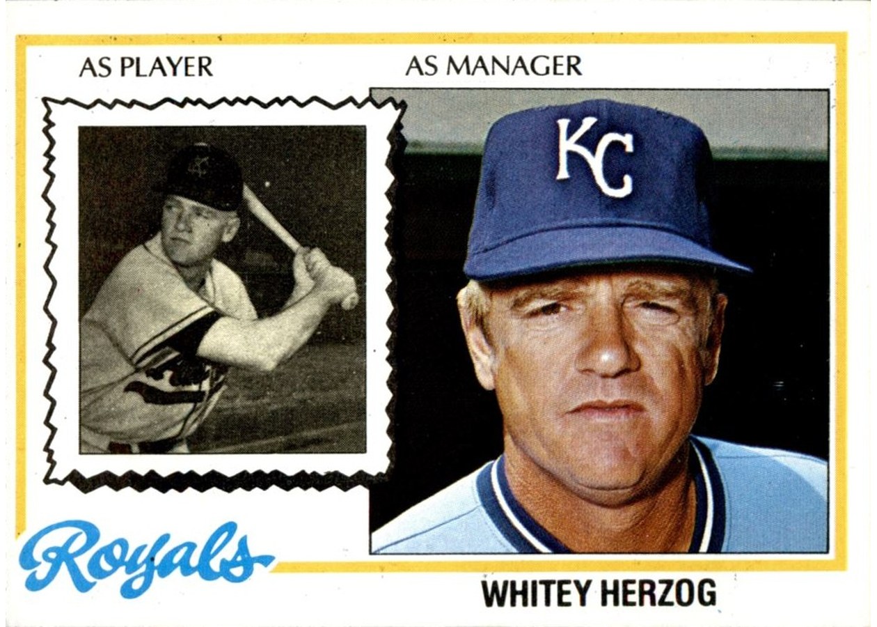 1978 Topps #299 Whitey Herzog, Kansas City Royals