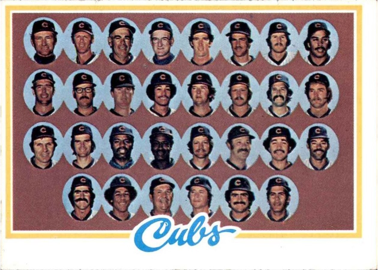 1978 Topps #302 Chicago Cubs Team
