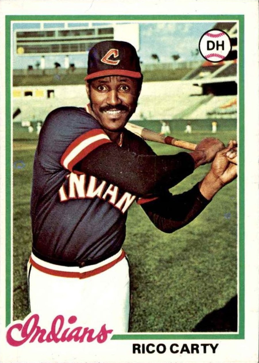 1978 Topps #305 Rico Carty, Cleveland Indians