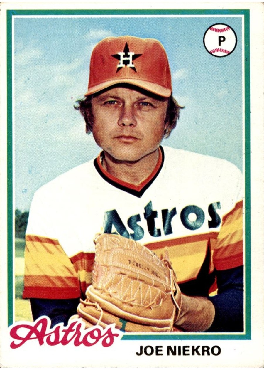 1978 Topps #306 Joe Niekro, Houston Astros