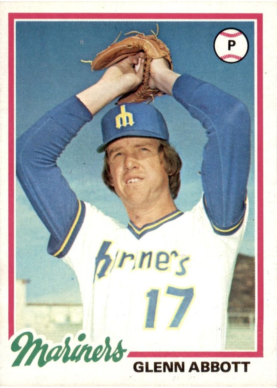 1978 Topps #31 Glenn Abbott, Seattle Mariners