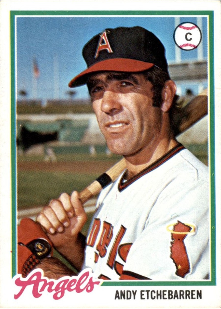 1978 Topps #313 Andy Etchebarren, California Angels