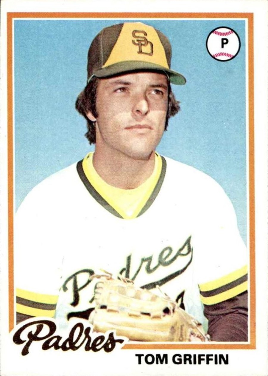 1978 Topps #318 Tom Griffin, San Diego Padres
