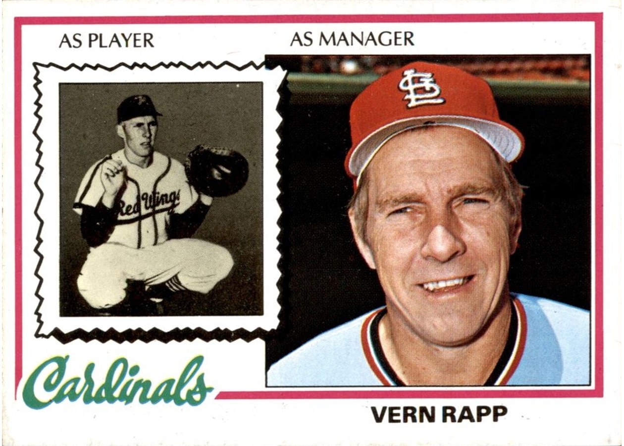 1978 Topps #324 Vern Rapp, St. Louis Cardinals