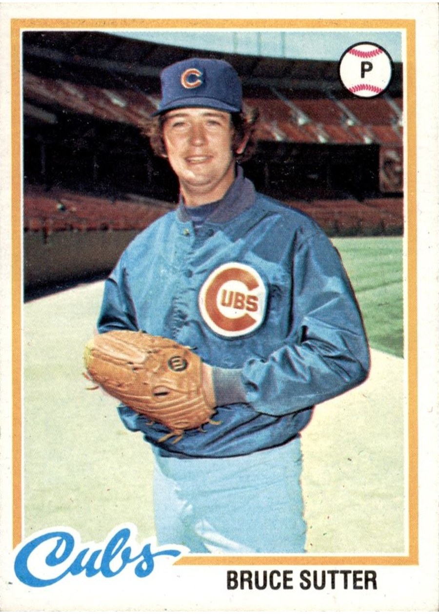 1978 Topps #325 Bruce Sutter, Chicago Cubs