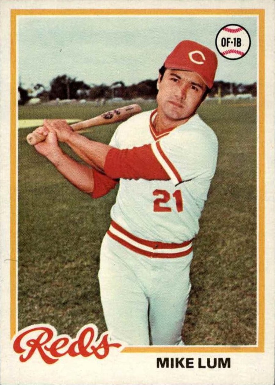1978 Topps #326 Mike Lum, Cincinnati Reds
