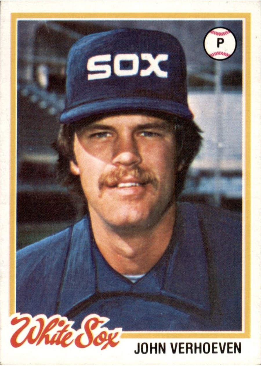 1978 Topps #329 John Verhoeven, Chicago White Sox