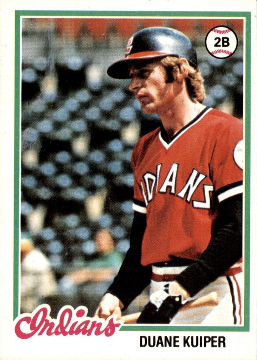 1978 Topps #332 Duane Kuiper, Cleveland Indians