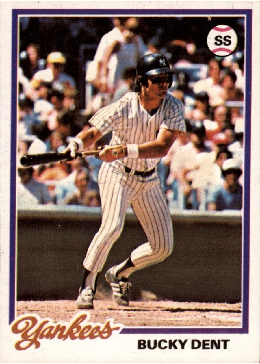 1978 Topps #335 Bucky Dent, New York Yankees