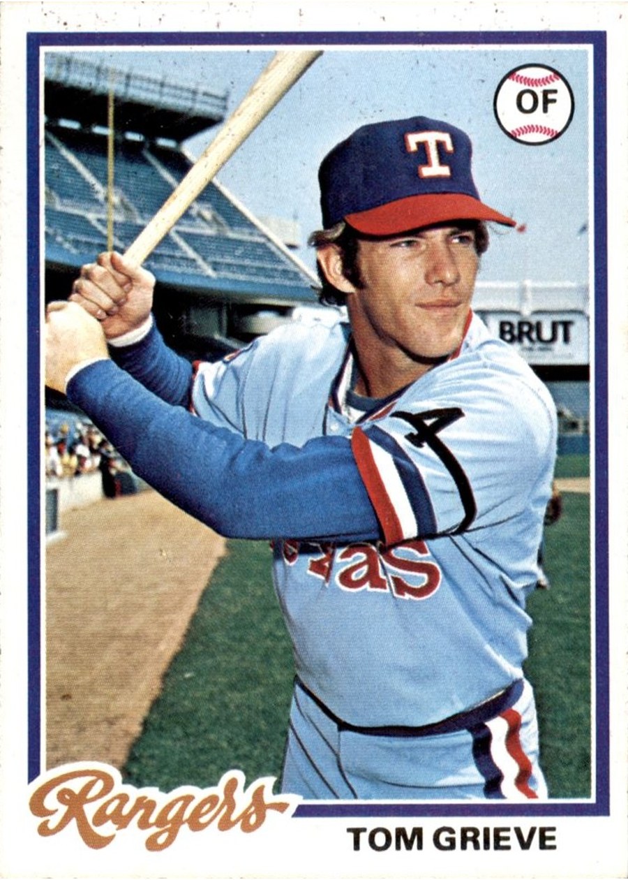 1978 Topps #337 Tom Grieve, Texas Rangers