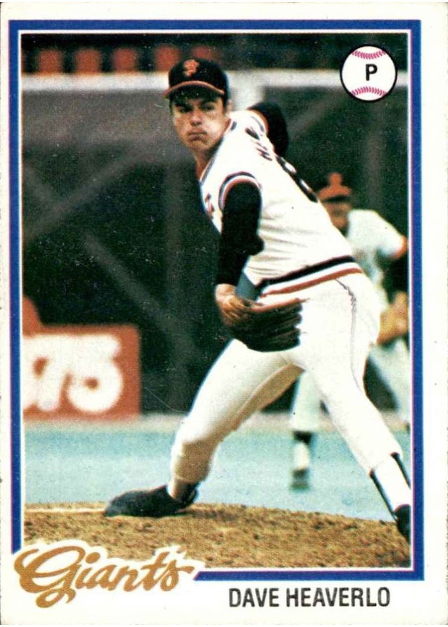 1978 Topps #338 Dave Heaverlo, San Francisco Giants