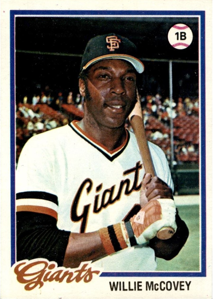 1978 Topps #34 Willie McCovey, San Francisco Giants