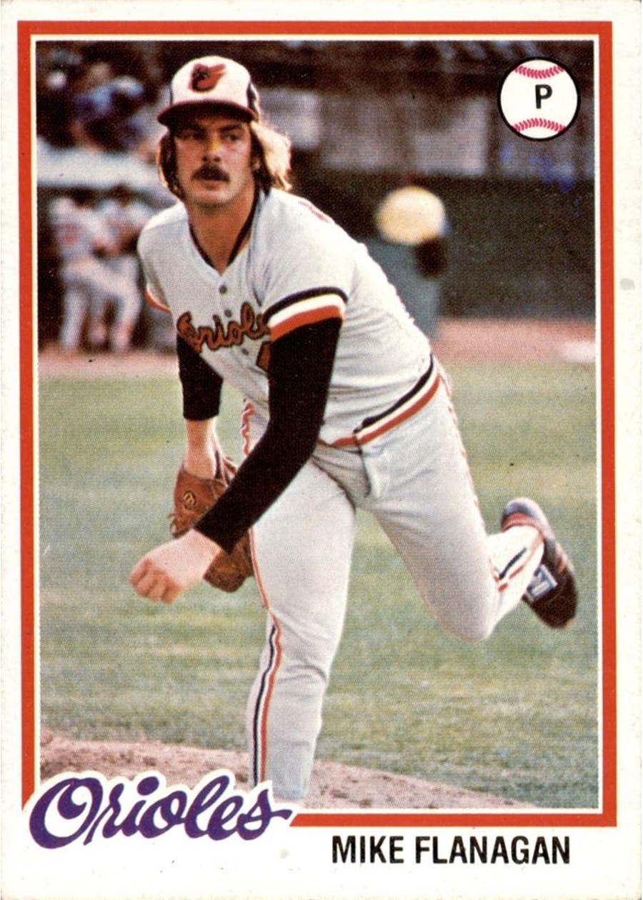1978 Topps #341 Mike Flanagan, Baltimore Orioles