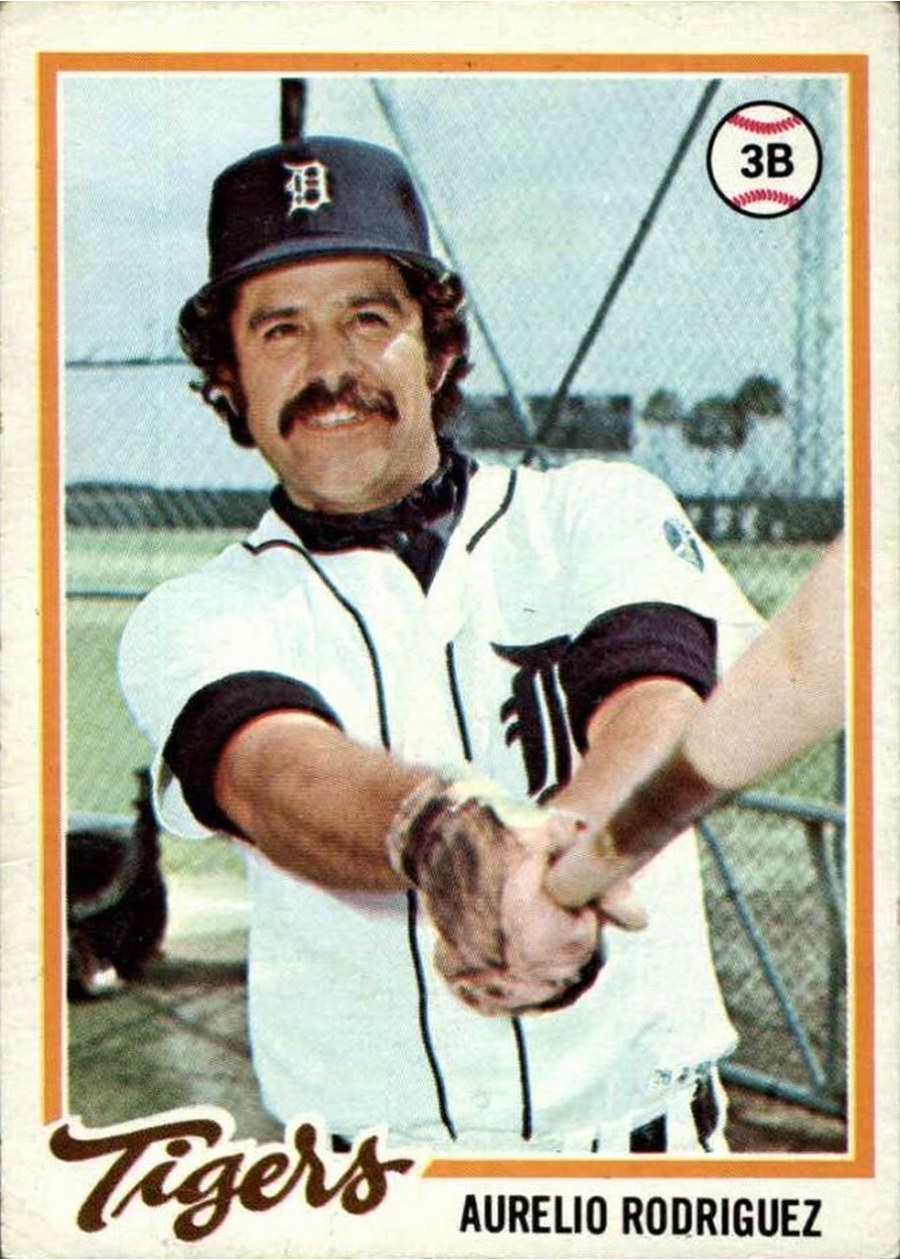 1978 Topps #342 Aurelio Rodriguez, Detroit Tigers