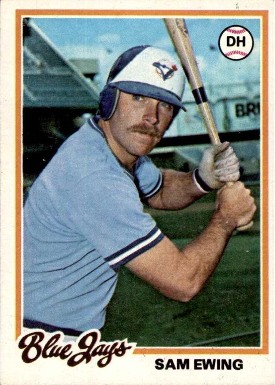 1978 Topps #344 Sam Ewing, Toronto Blue Jays