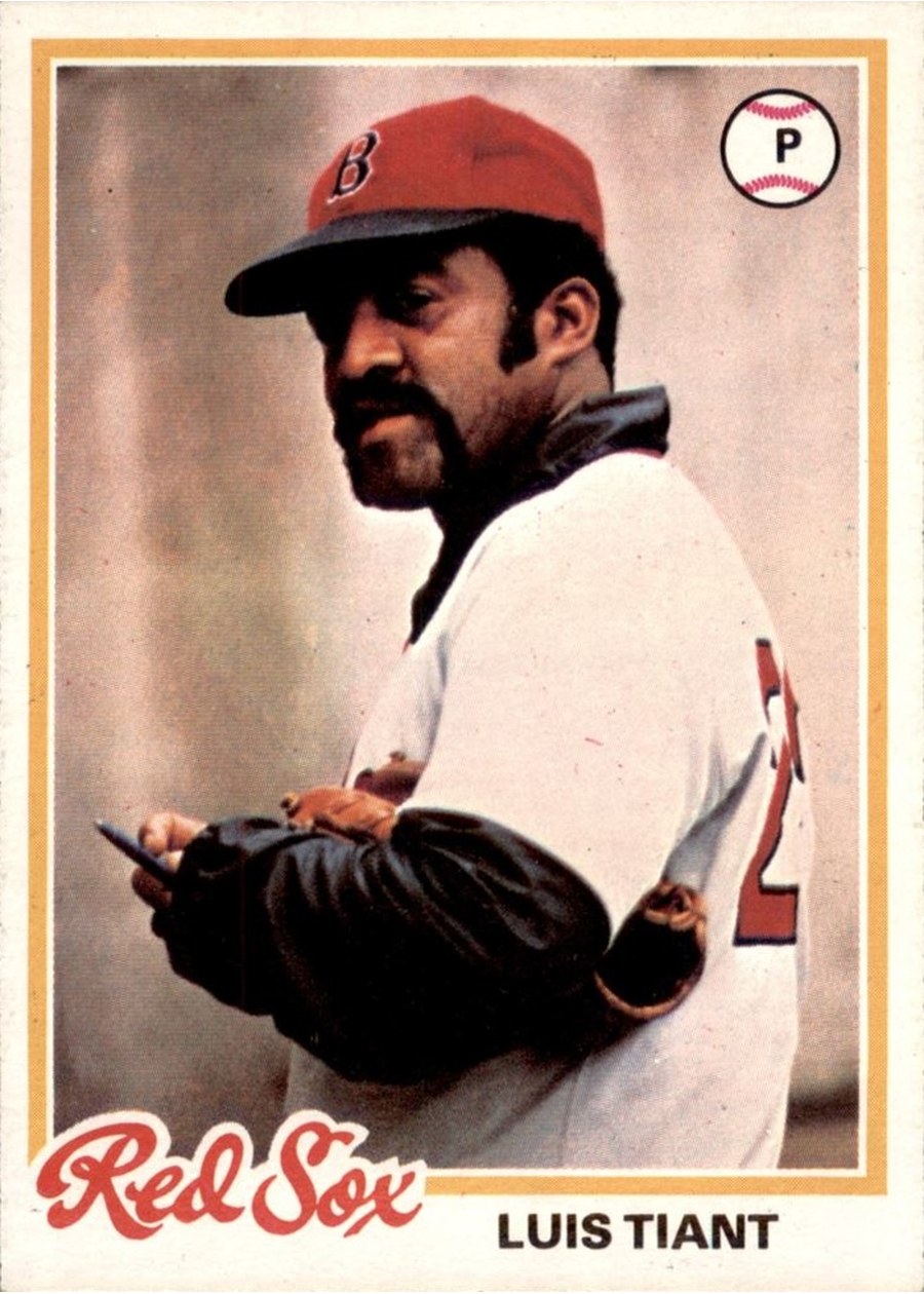1978 Topps #345 Luis Tiant, Boston Red Sox