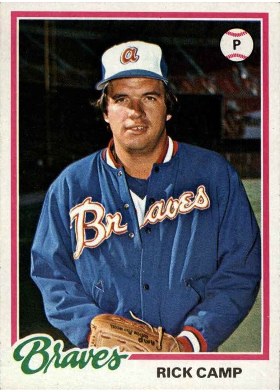 1978 Topps #349 Rick Camp, Atlanta Braves