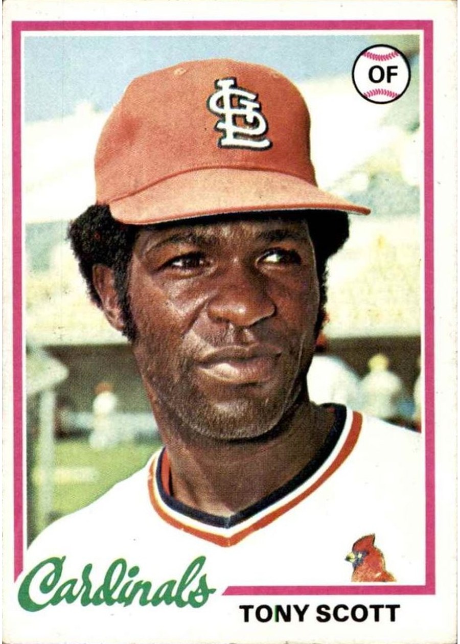 1978 Topps #352 Tony Scott, St. Louis Cardinals