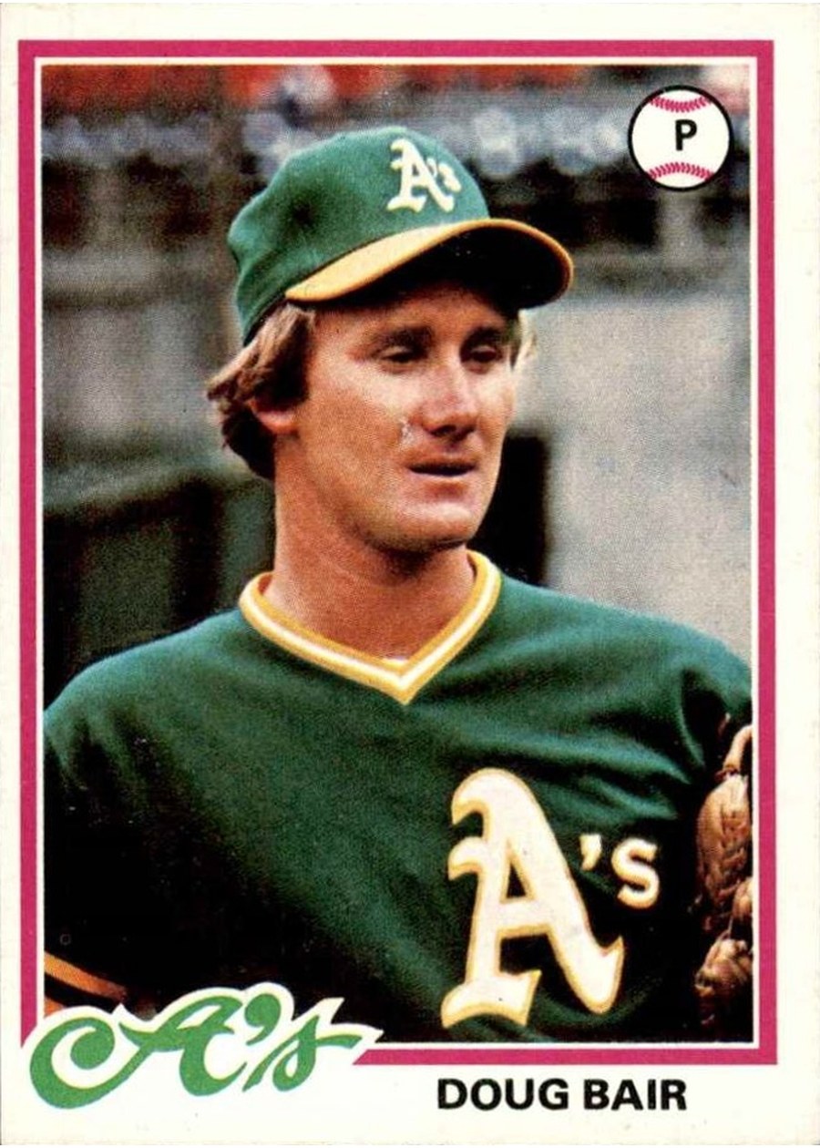 1978 Topps #353 Doug Bair, Oakland Athletics