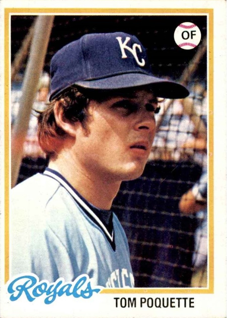 1978 Topps #357 Tom Poquette, Kansas City Royals