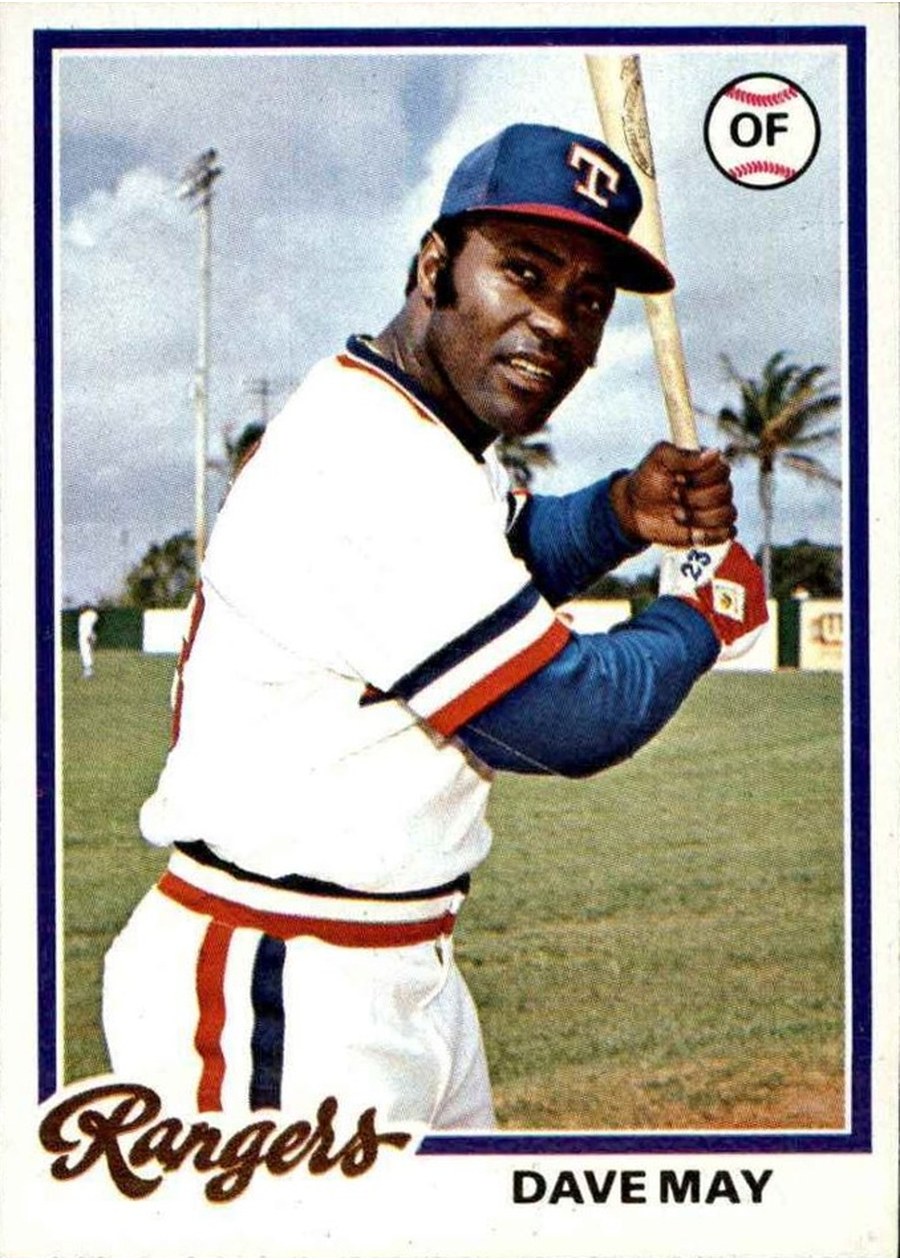 1978 Topps #362 Dave May, Texas Rangers