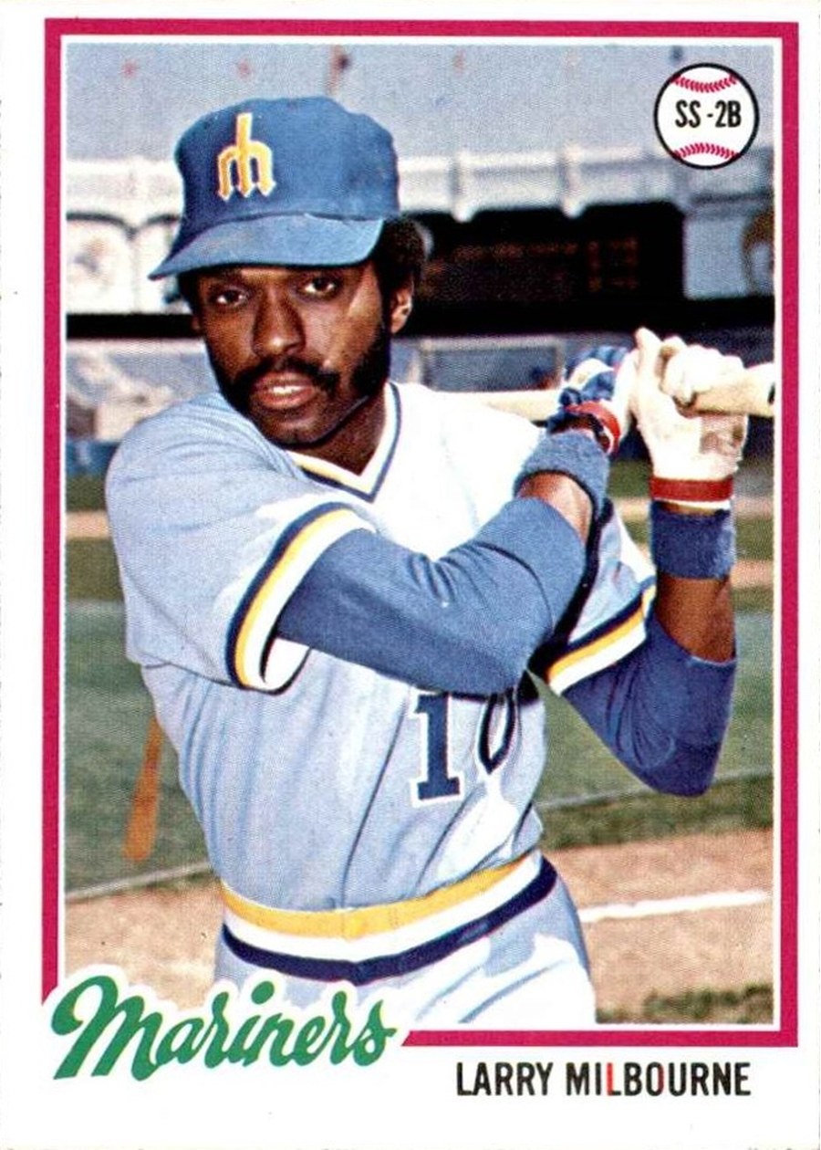 1978 Topps #366 Larry Milbourne, Seattle Mariners