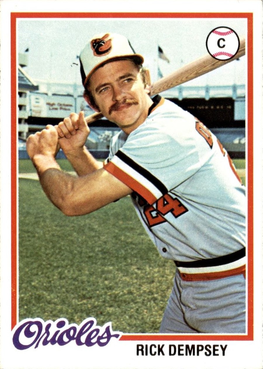 1978 Topps #367 Rick Dempsey, Baltimore Orioles