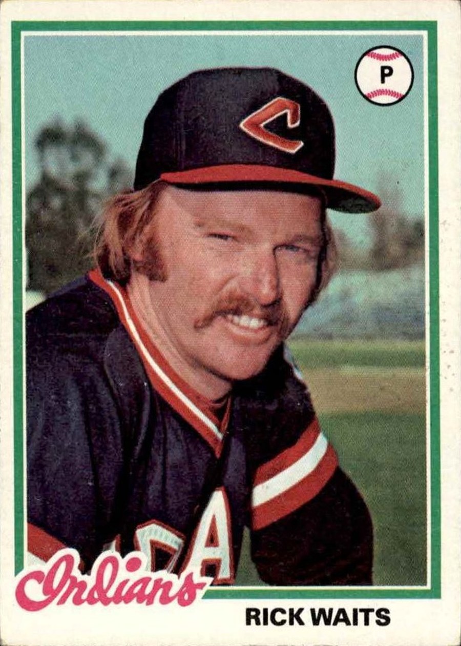 1978 Topps #37 Rick Waits, Cleveland Indians