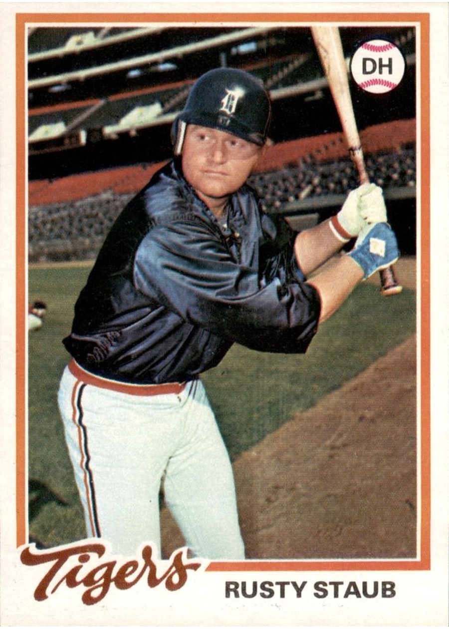 1978 Topps #370 Rusty Staub, Detroit Tigers