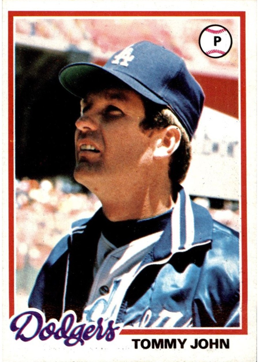 1978 Topps #375 Tommy John, Los Angeles Dodgers