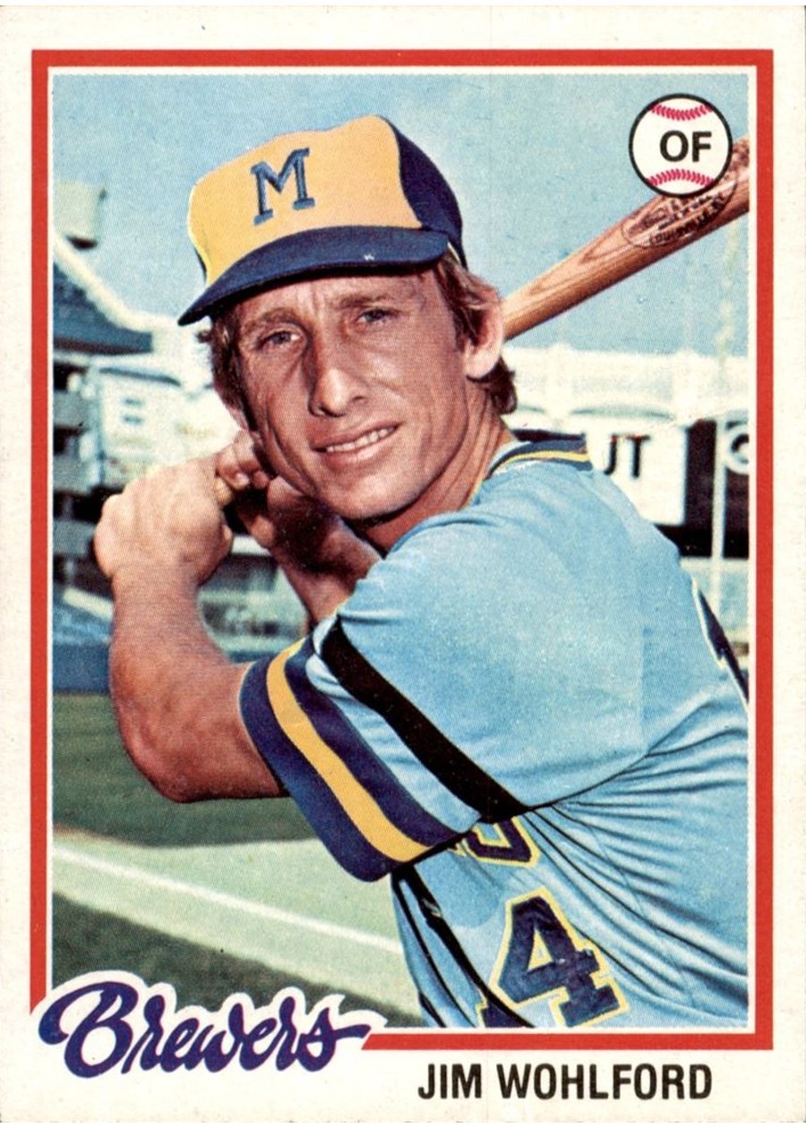 1978 Topps #376 Jim Wohlford, Milwaukee Brewers