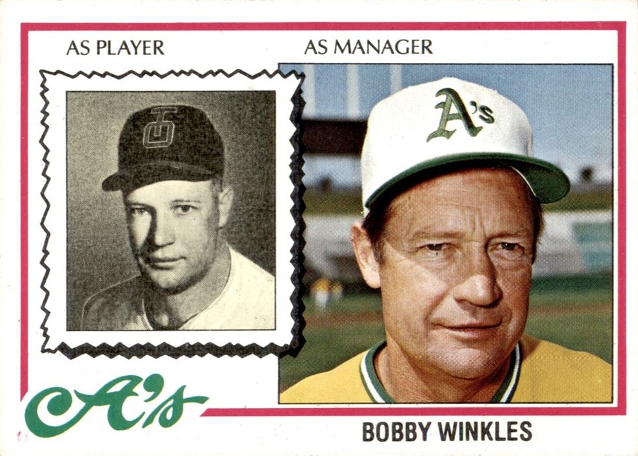 1978 Topps #378 Bobby Winkles, Oakland Athletics
