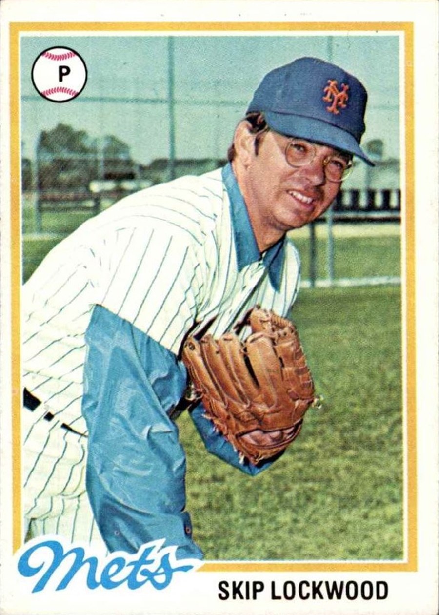 1978 Topps #379 Skip Lockwood, New York Mets