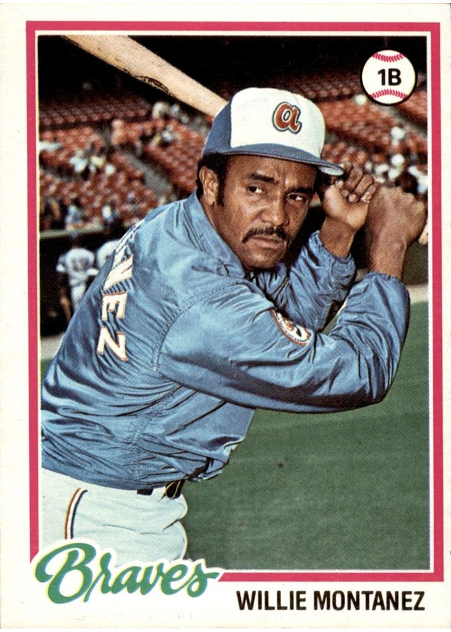 1978 Topps #38 Willie Montanez, Atlanta Braves