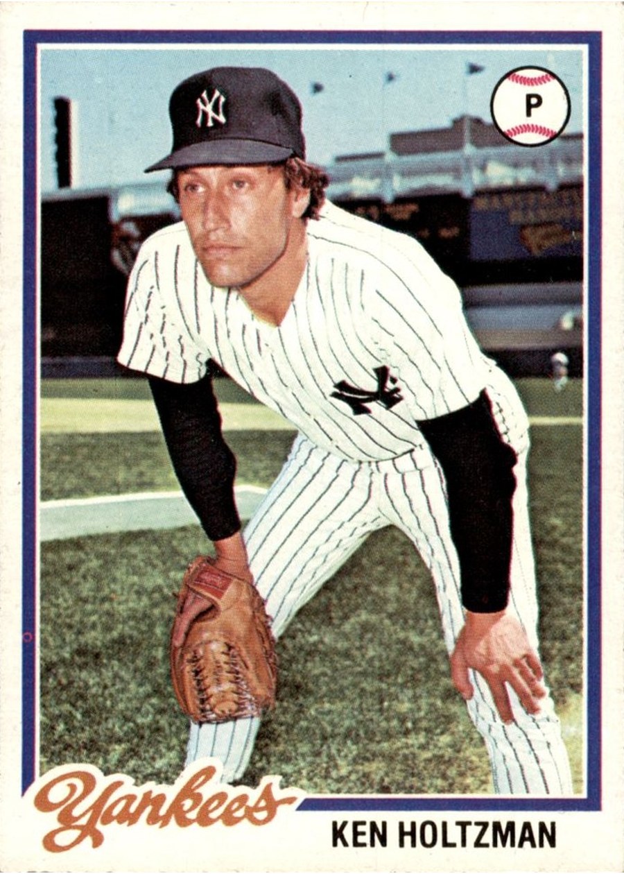 1978 Topps #387 Ken Holtzman, New York Yankees