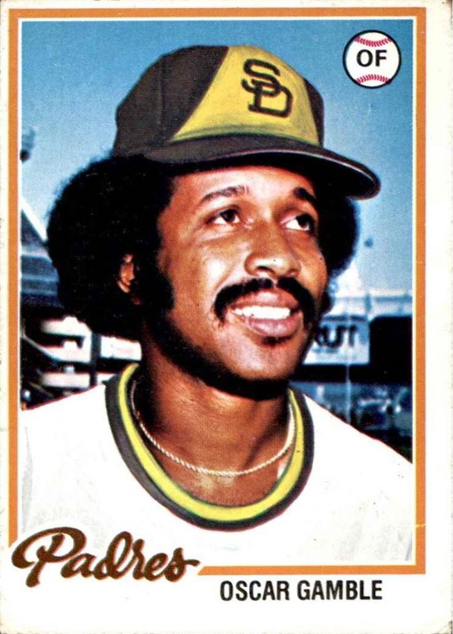1978 Topps #390 Oscar Gamble, San Diego Padres
