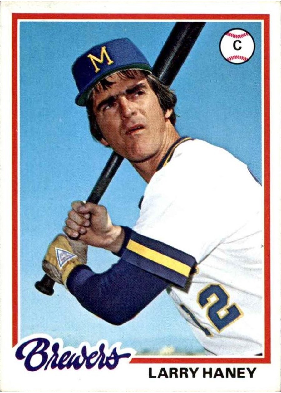 1978 Topps #391 Larry Haney, Milwaukee Brewers