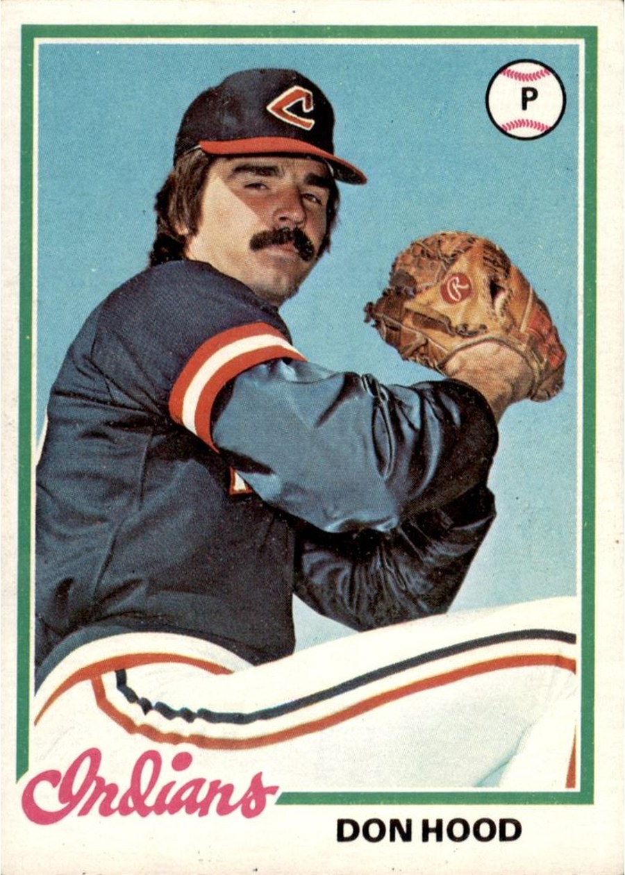 1978 Topps #398 Don Hood, Cleveland Indians