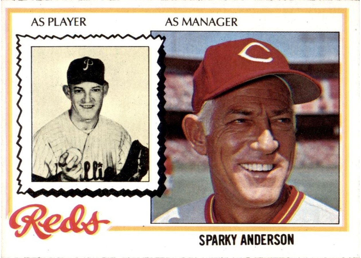 1978 Topps #401 Sparky Anderson, Cincinnati Reds