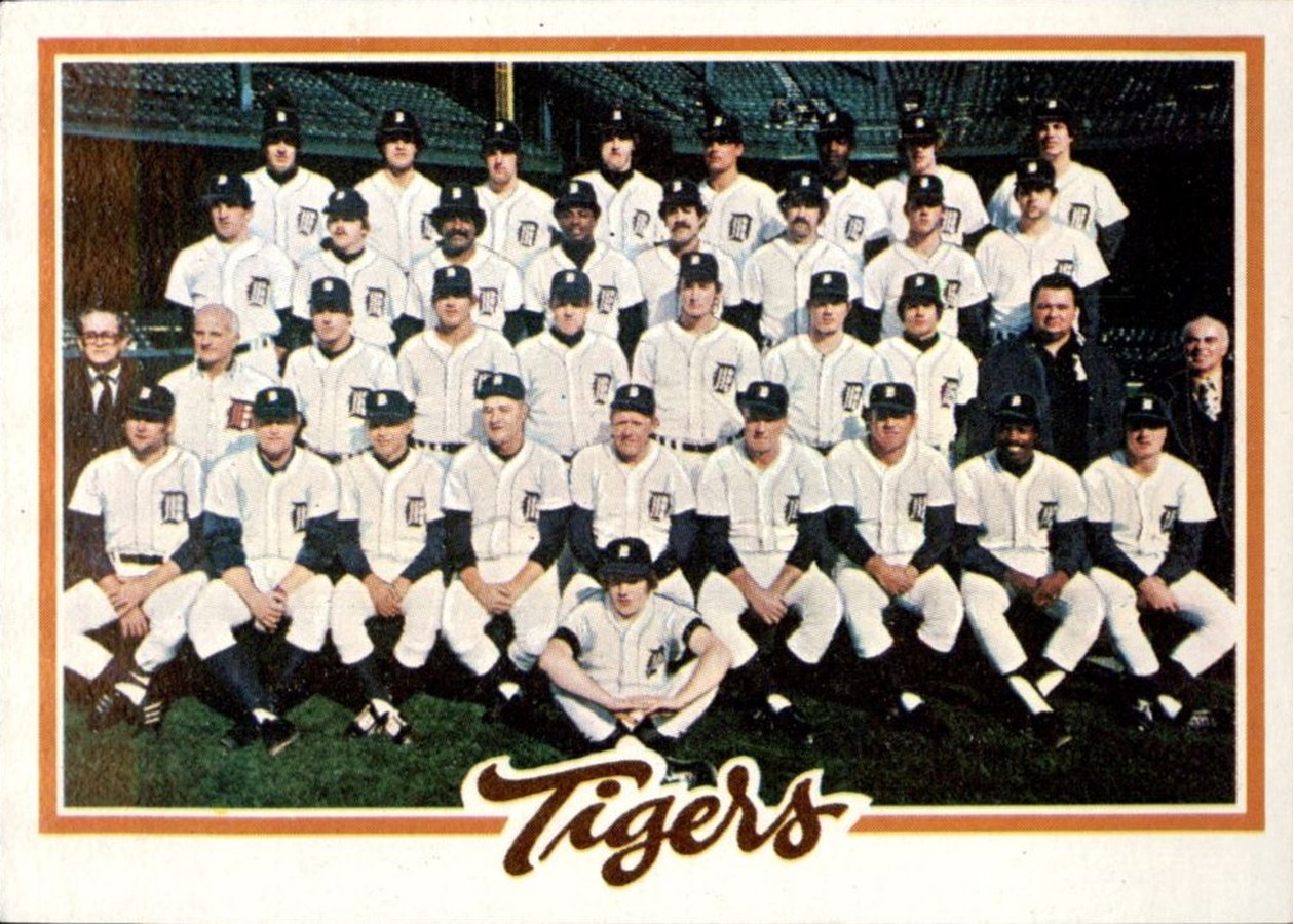 1978 Topps #404 Detroit Tigers Team