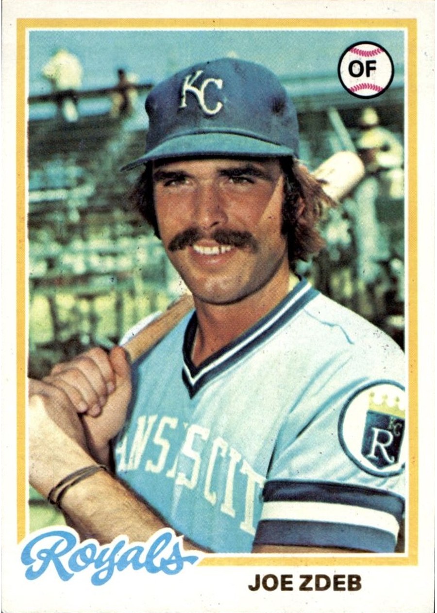 1978 Topps #408 Joe Zdeb, Kansas City Royals