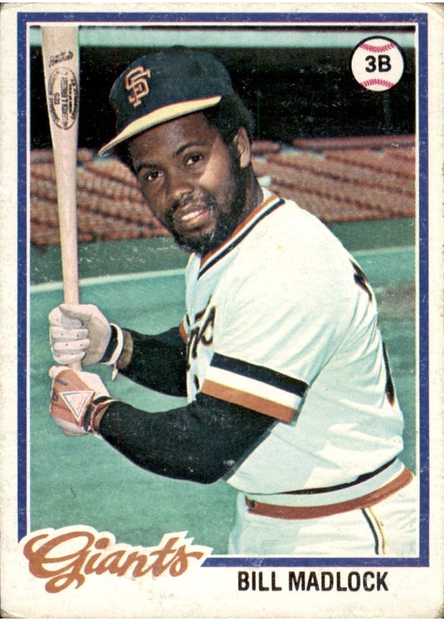 1978 Topps #410 Bill Madlock, San Francisco Giants