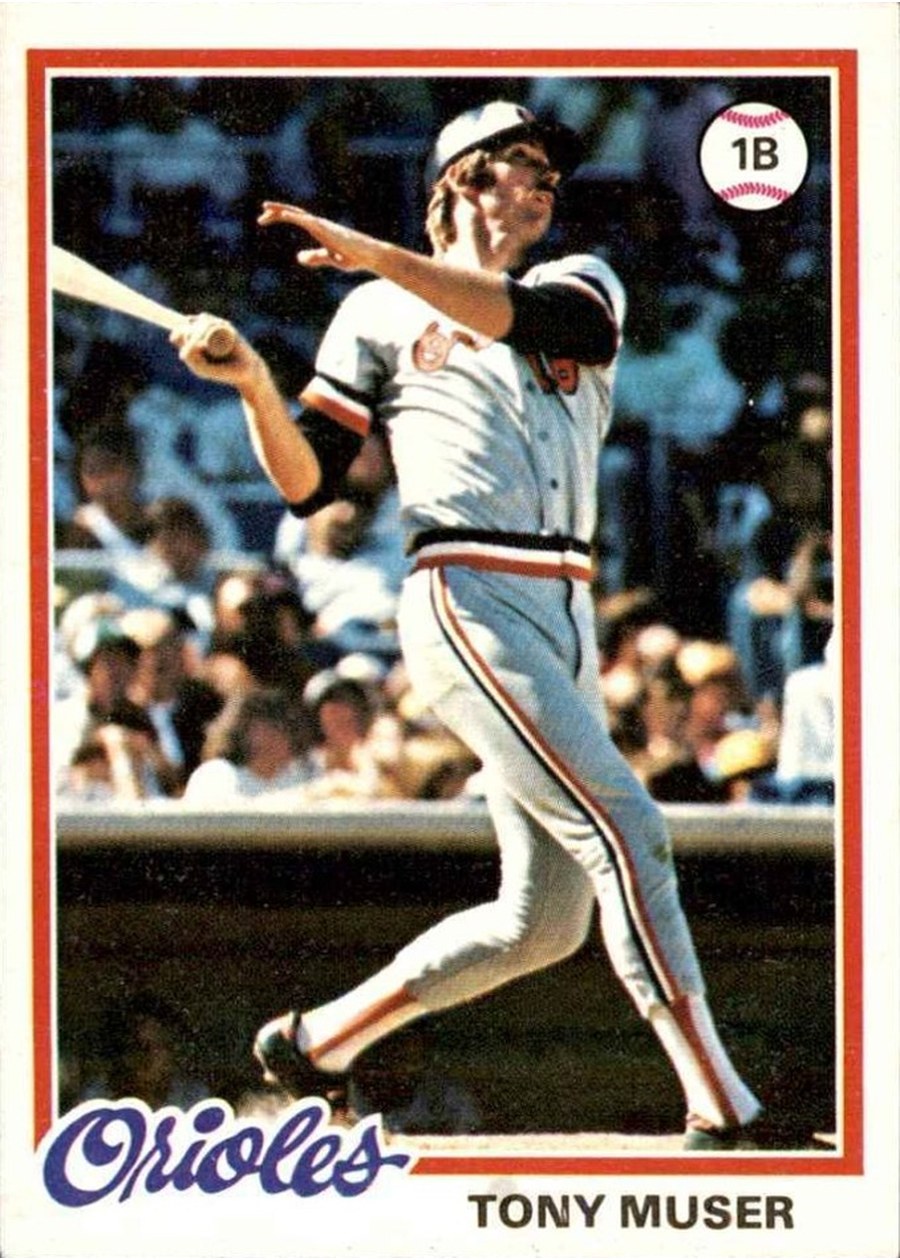 1978 Topps #418 Tony Muser, Baltimore Orioles