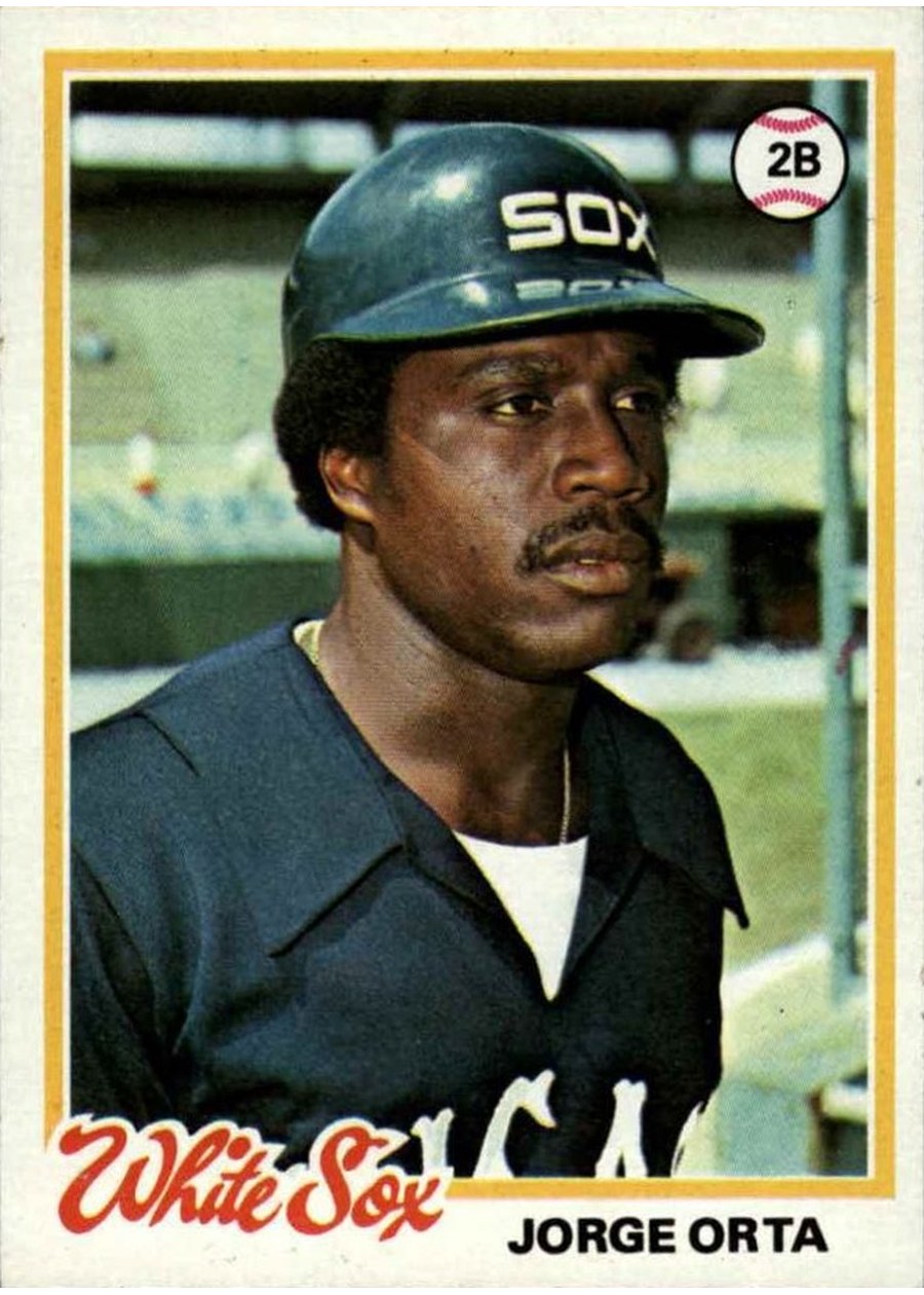 1978 Topps #42 Jorge Orta, Chicago White Sox
